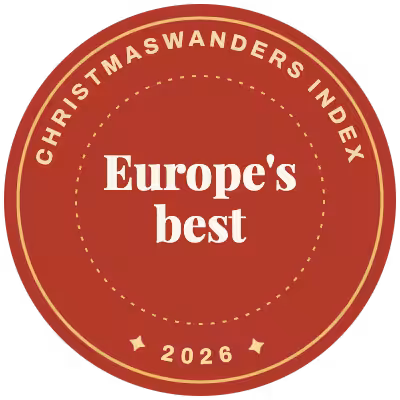 ChristmasWanders Index 2026 badge, Europe’s best Christmas market 2026
